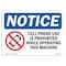 Signmission OSHA Notice, 5" Height, Cell Phone Use Is Prohibited Sign With Symbol, 7" X 5", Landscape OS-NS-D-57-L-10535 - alternate 1